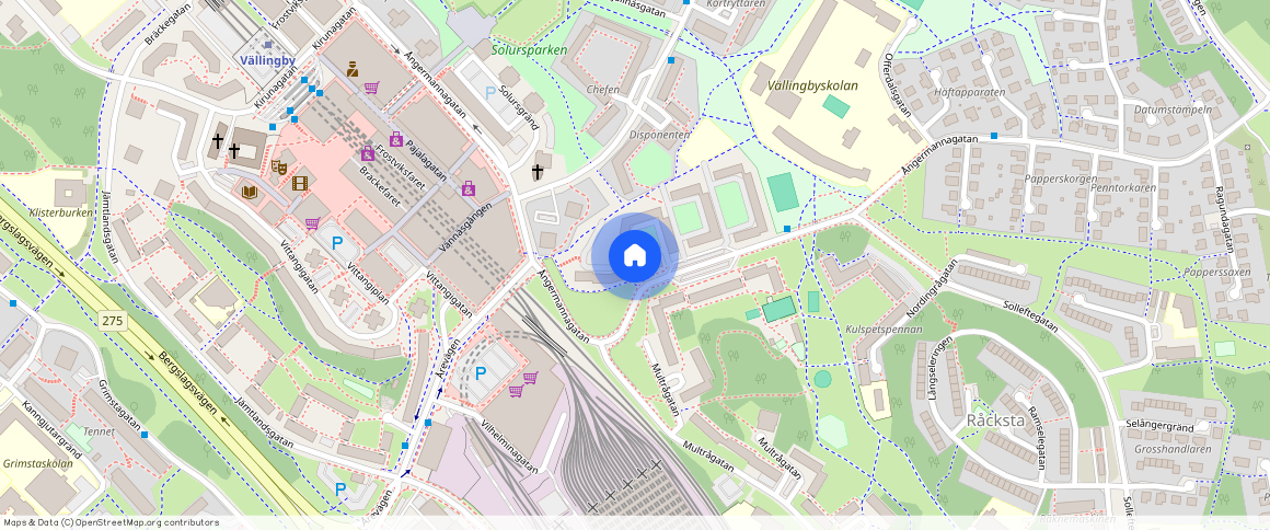 Ångermannagatan **, Råcksta