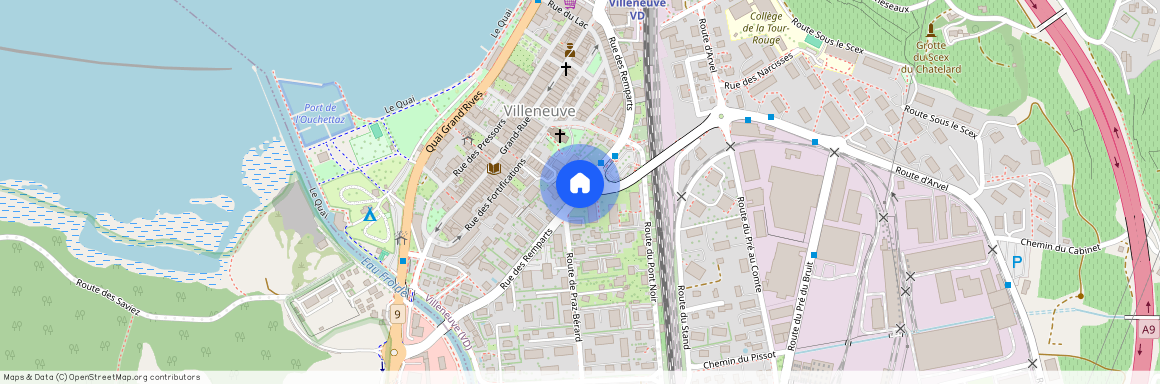 1844, Villeneuve VD, Rue Des Remparts