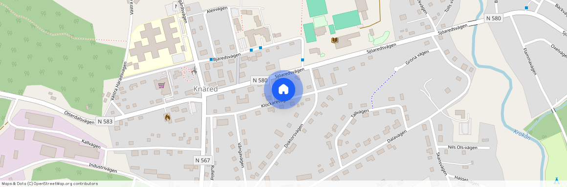 Klockarevägen 11 B, Knäred