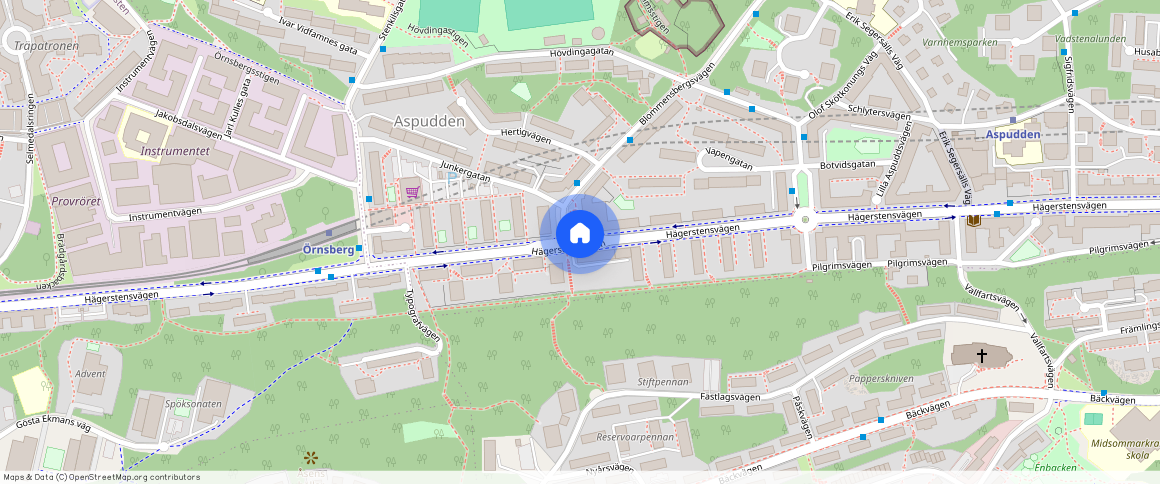 Hägerstensvägen 239B, Aspudden