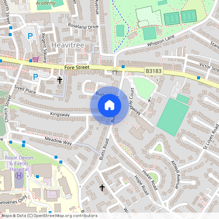Butts Road, Exeter, EX2 5BE