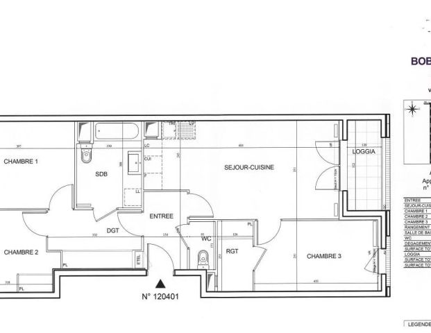 location Appartement T4 DE 76.4m² À BOBIGNY - Photo 1
