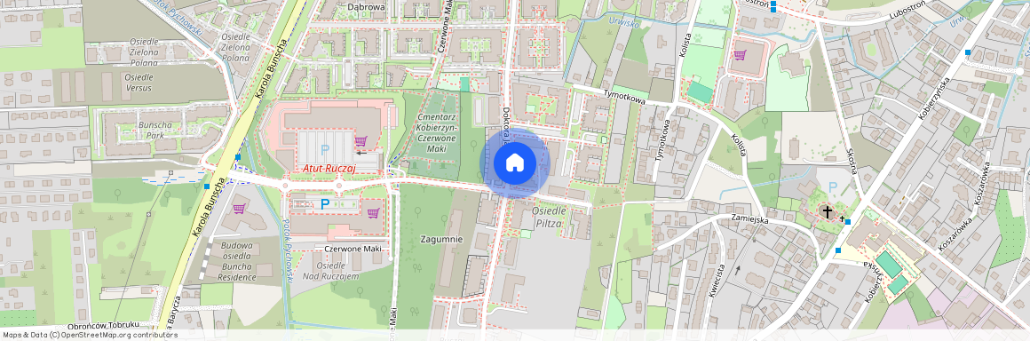 ul. dr. Jana Piltza, Kobierzyn, Dębniki, Kraków, małopolskie