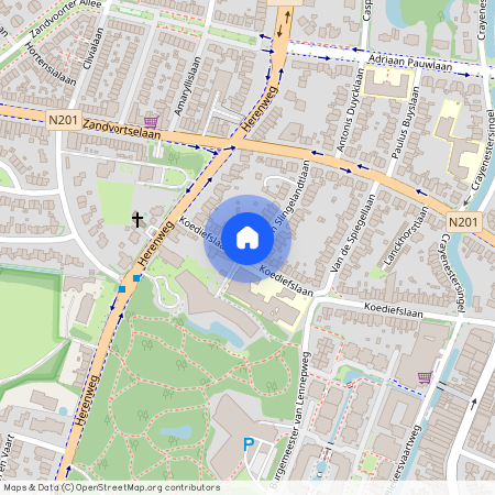 Koediefslaan 74-B, Heemsteedse Dreef, Schildersbuurt en omgeving, 2101BX, Heemstede