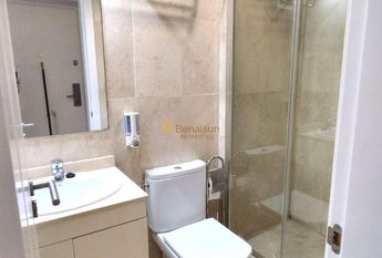 NICE APARTMENT WITH SEA VIEWS 150 METERS FROM THE BEACH IN BENALMADENA FOR RENT FOR LONG TERM