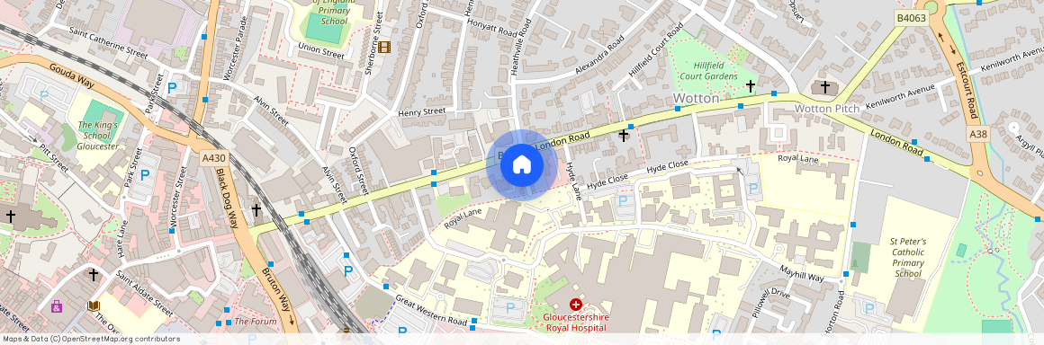 Newland Street, Gloucester, Gloucestershire, GL1