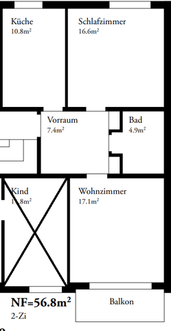 Schöne 3-Zimmer-Wohnung mit Balkon an ruhiger Lage - Foto 5