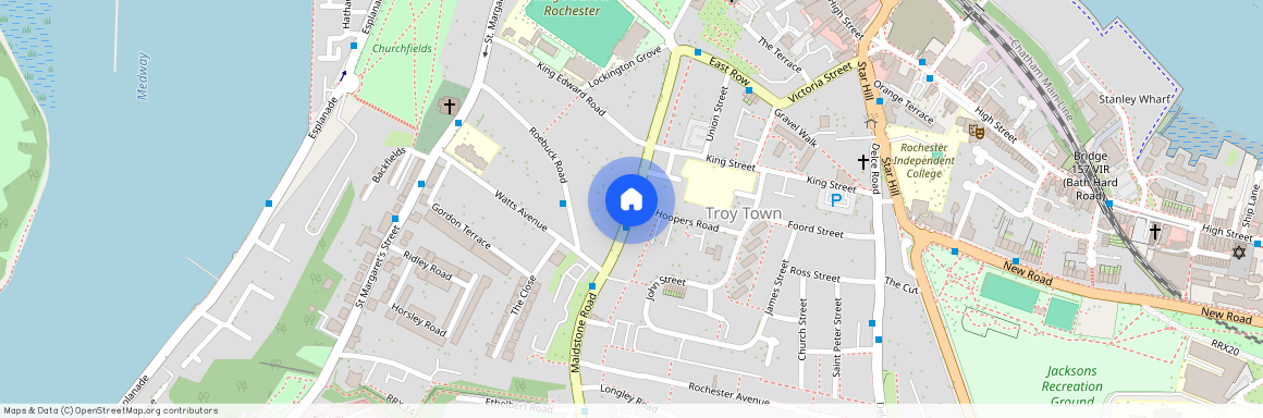 Maidstone Road, Rochester. me1