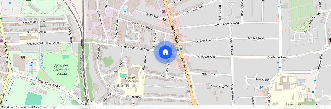 Knighton Fields Road East, Leicester LE2