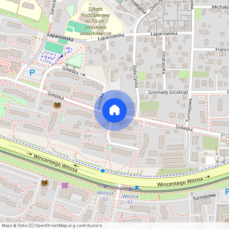 ul. Gołaśka, Wola Duchacka, Podgórze Duchackie, Kraków, małopolskie