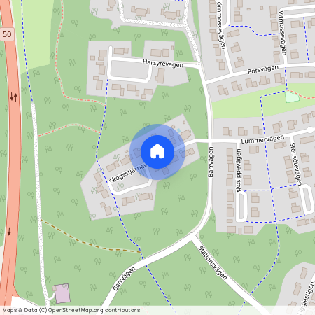 Skogsstjärnevägen, Åsbro