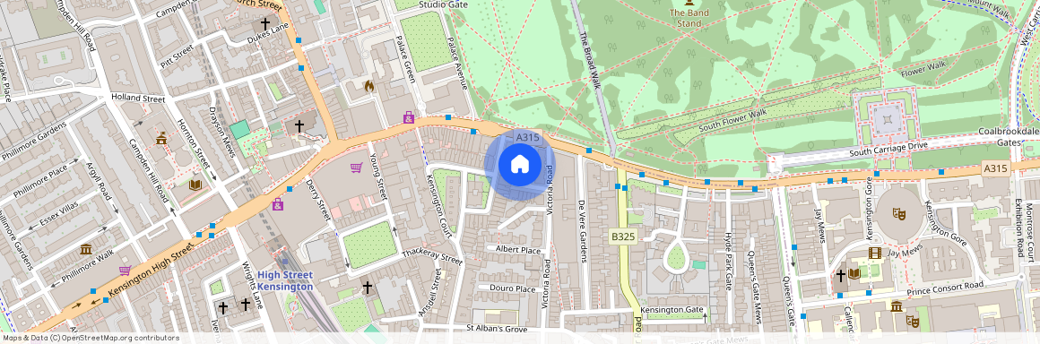 Prince Of Wales Terrace, Kensington, London