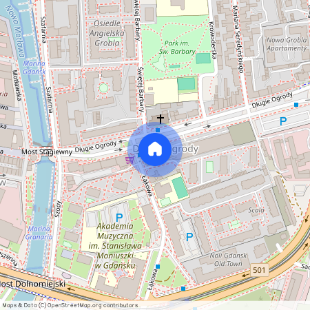 ul. Długie Ogrody, Śródmieście, Gdańsk, pomorskie