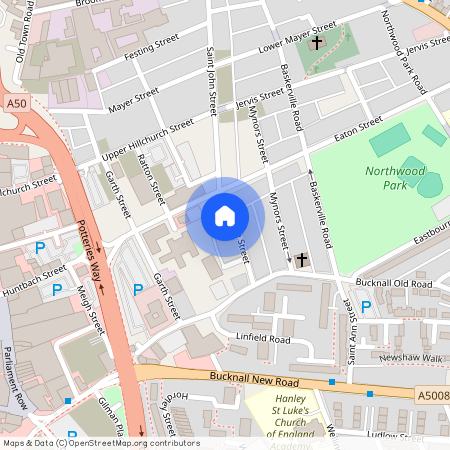 Windmill Street, Stoke-on-Trent, Staffordshire, ST1