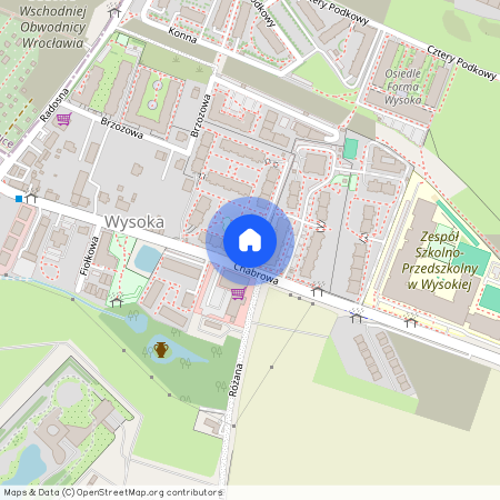 Chabrowa, Wysoka, Kobierzyce, wrocławski, dolnośląskie