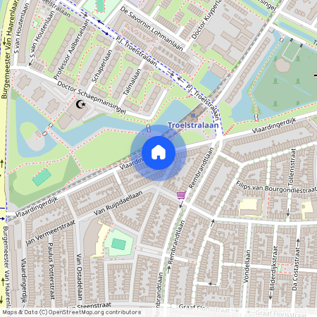 Schildersbuurt, 3117 EK, Vlaardingerdijk, Schiedam
