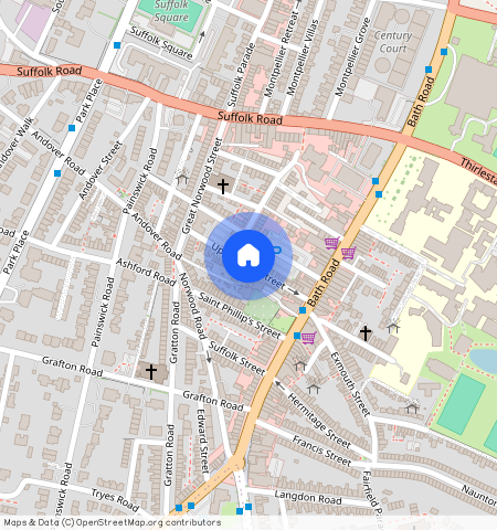 Upper Bath Street, Cheltenham, GL50