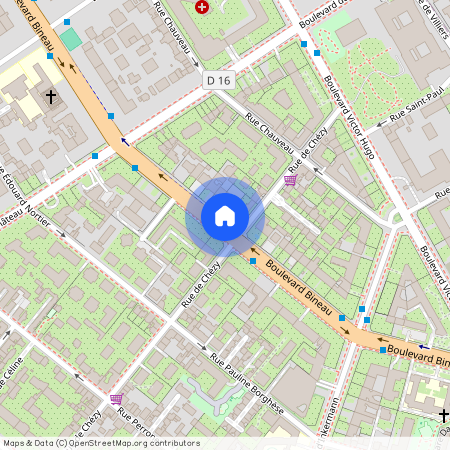 Neuilly-sur-Seine - Boulevard Bineau, Paris