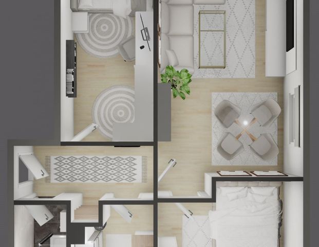 3-Zimmer-Wohnung mit Balkon und Dusche - Photo 1