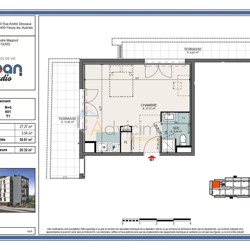 F de 30.81 m² NEUF avec 2 TERRASSES - Photo 2