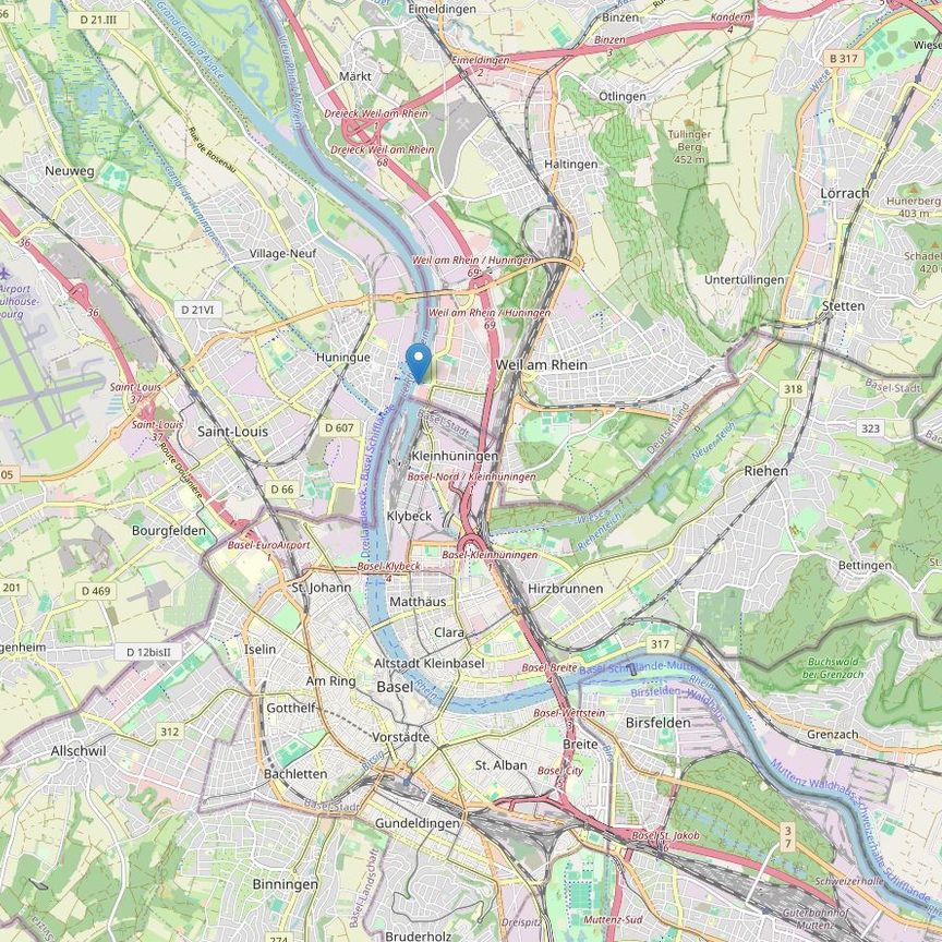 4 Zimmer-Wohnung mit Rheinblick in Weil am Rhein – Friedlingen - Photo 1