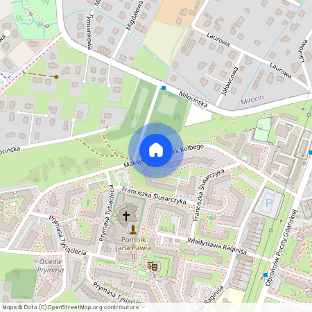 ul. Maksymiliana Marii Kolbego, Baranówka, Rzeszów, podkarpackie