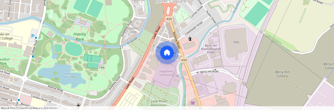 Warrington Road, Stoke-on-Trent, Staffordshire, ST1 3JG