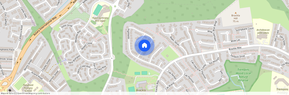 Highfields, Brackla, Bridgend
