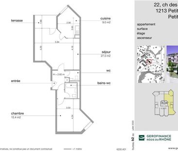 Appartement de 3 pièces au 4ème étage - Foto 2