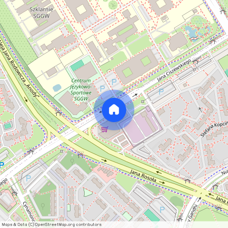 Jana Ciszewskiego, Ursynów-Centrum, Ursynów, Warszawa, mazowieckie