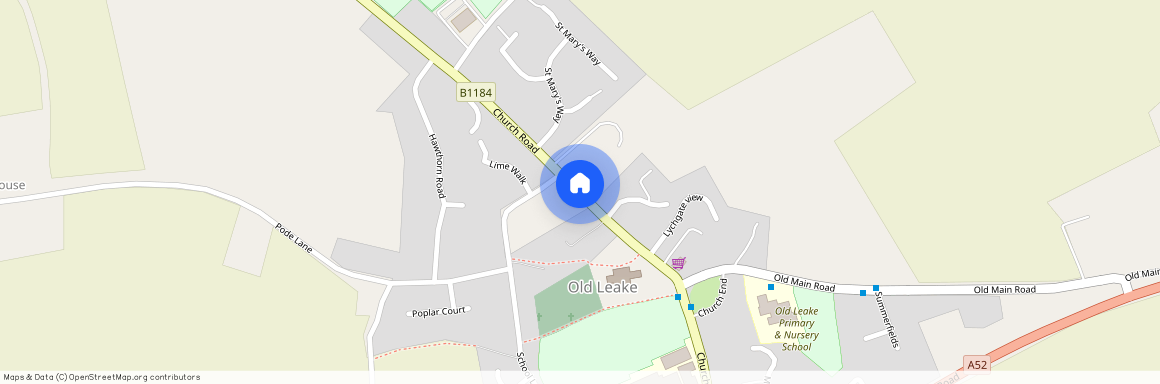 NUT LANE, OLD LEAKE