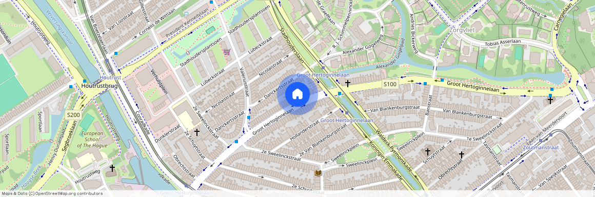 Groot Hertoginnelaan 59, Stadhoudersplantsoen, 2517EC, Den Haag