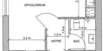 1-værelses studiebolig - Photo 3