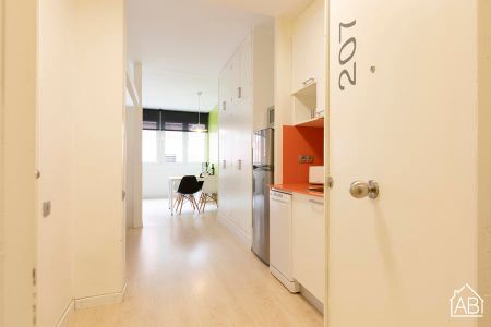 Studio apartment with communal terrace in Eixample - Photo 5