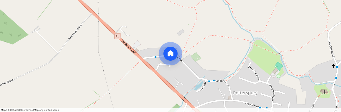 Blackwell End, Potterspury, Towcester, Northamptonshire, NN12 7QD