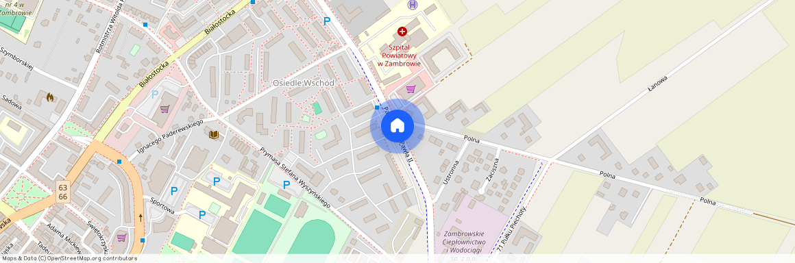 ul. Papieża Jana Pawła II, Zambrów, zambrowski, podlaskie