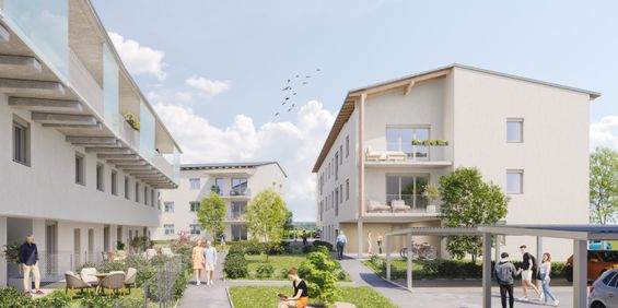 Erstbezug - Helle 2-Zimmer-Wohnung im obersten Geschoss mit Balkon - Photo 3