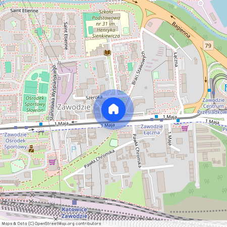 ul. 1 Maja 131, Zawodzie, Katowice, śląskie