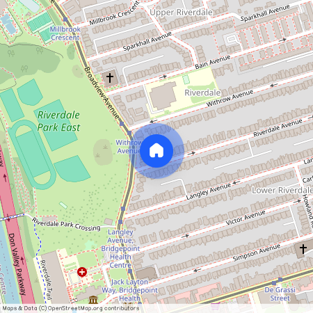 4 Riverdale Avenue Unit# Upper, Toronto