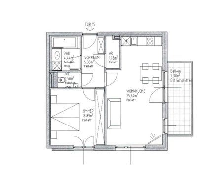 Moderne 2-Zimmer-Wohnung mit Balkon - Photo 5