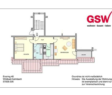 Nur mit Wohnberechtigungsschein - Tolle 2-Zimmerwohnung mit Balkon - Photo 1