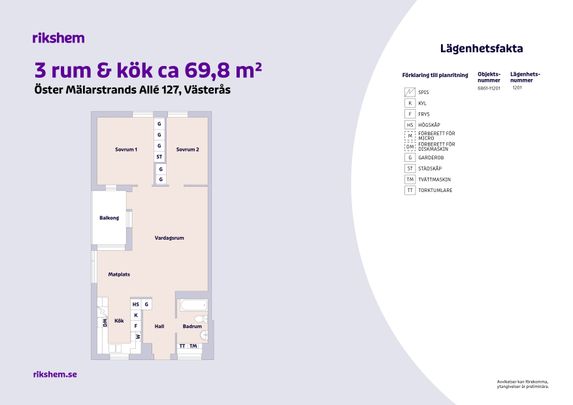 Öster Mälarstrands Allé 127, Västerås - Foto 1