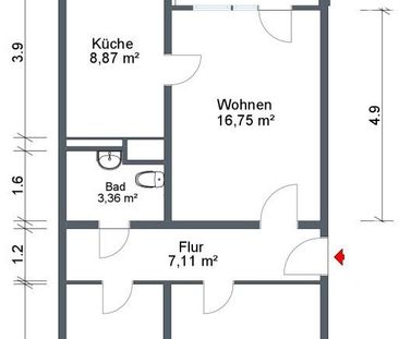 Wohnen mit Komfort im Alter - 2-Zimmer-Wohnung mit Dusche - Photo 5