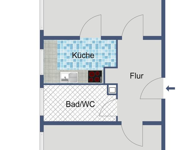 Auf der Suche nach neuen Mietern! Gemütliche 2-Zimmer-Wohnung ! - Photo 1