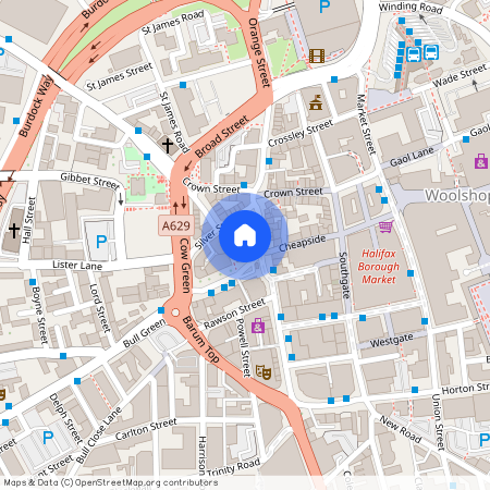 District Bank Chambers, 1- 3 George Square, Halifax