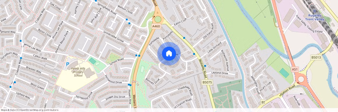 Eaton Drive Rugeley, WS15 2FS