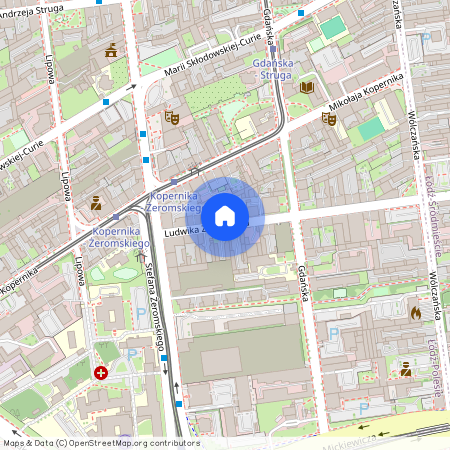 ul. Ludwika Zamenhofa, Stare Polesie, Polesie, Łódź, łódzkie