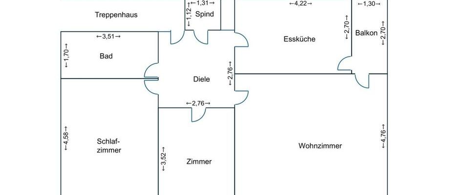 80 qm Wohnung in Köln-Weiden zu vermieten - Foto 1