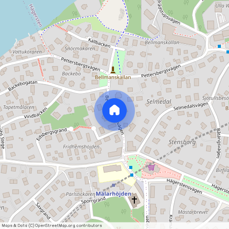 Bellmanskällevägen, Hägersten