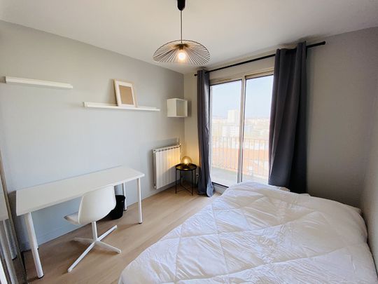 Chambre de colocation meublée à Villeurbanne , Villeurbanne - Photo 1